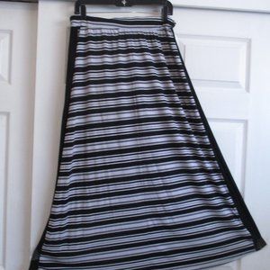 PerSeption Consept Long Skirt Black/White Size XL